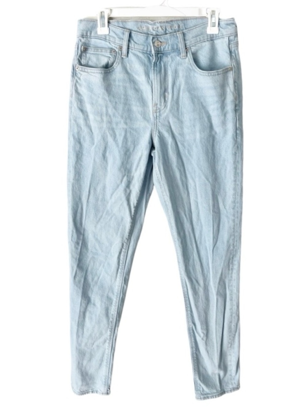 American Eagle Jeans‎ Women's 10 Long 10L AE Stretch '90s Skinny Jean Light Wash